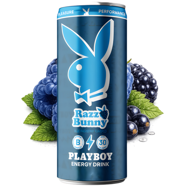PLAYBOY - Energy Drink Razz Bunny 330ml